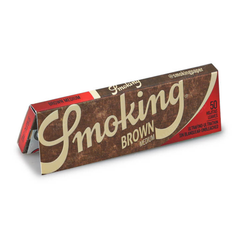 Display de Seda Smoking Brown Um de 1/4 Com 25 Livretos