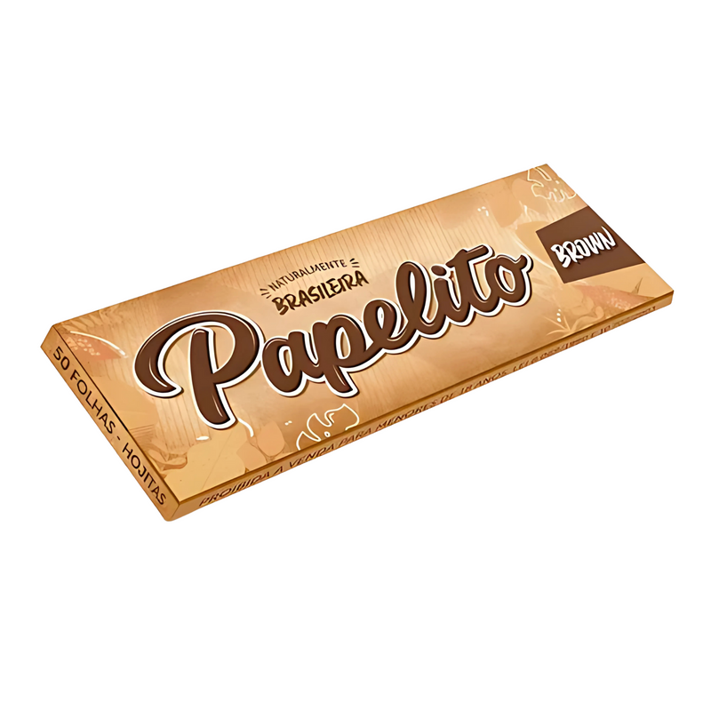 Display de Seda Papelito Brown Mini Size Com 25 Livretos