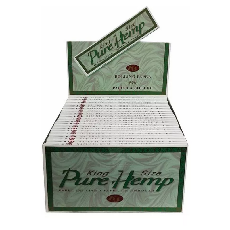 Display de Seda Pure Hemp King Size Com 50 Livretos