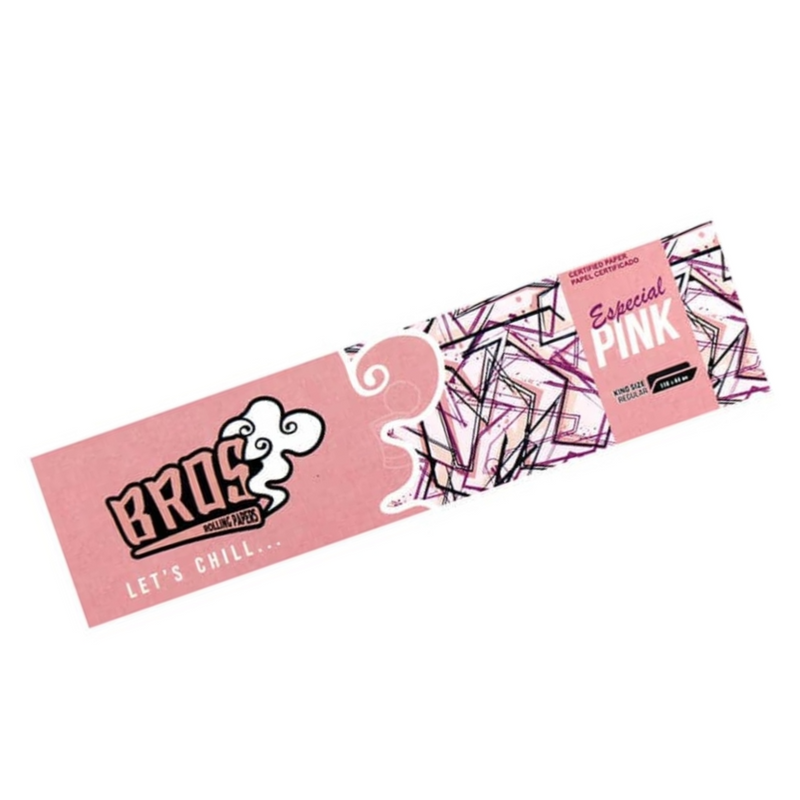 Display de Seda Bros Rosa King Size Com 50 Livretos