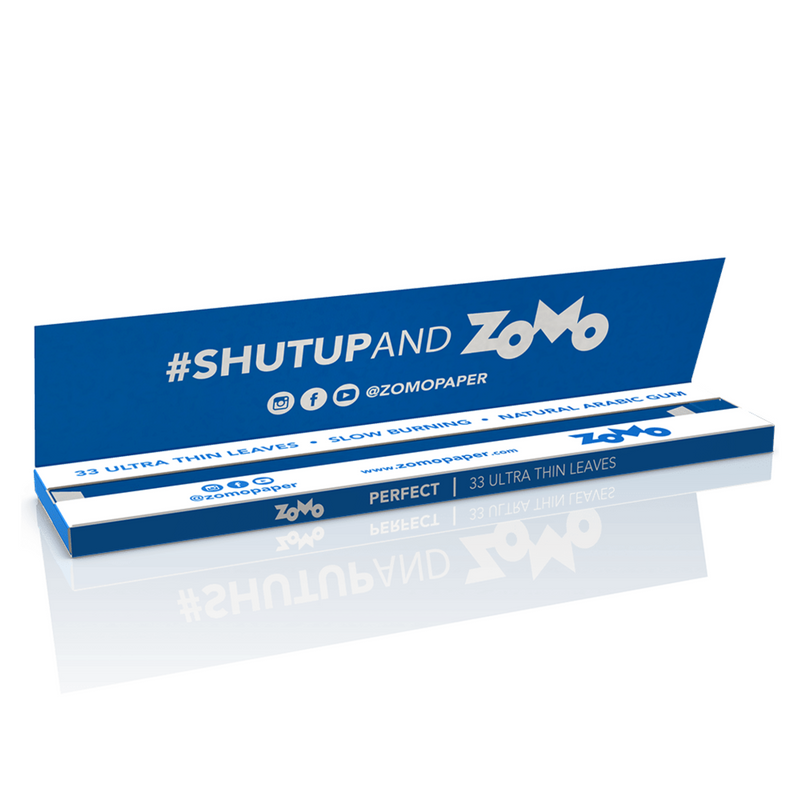 Livreto de Seda Zomo Perfect Classic Azul Com 33 Folhas