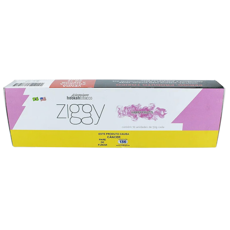 Display de Essência Ziggy Happy Frutti Com 10 Unidades