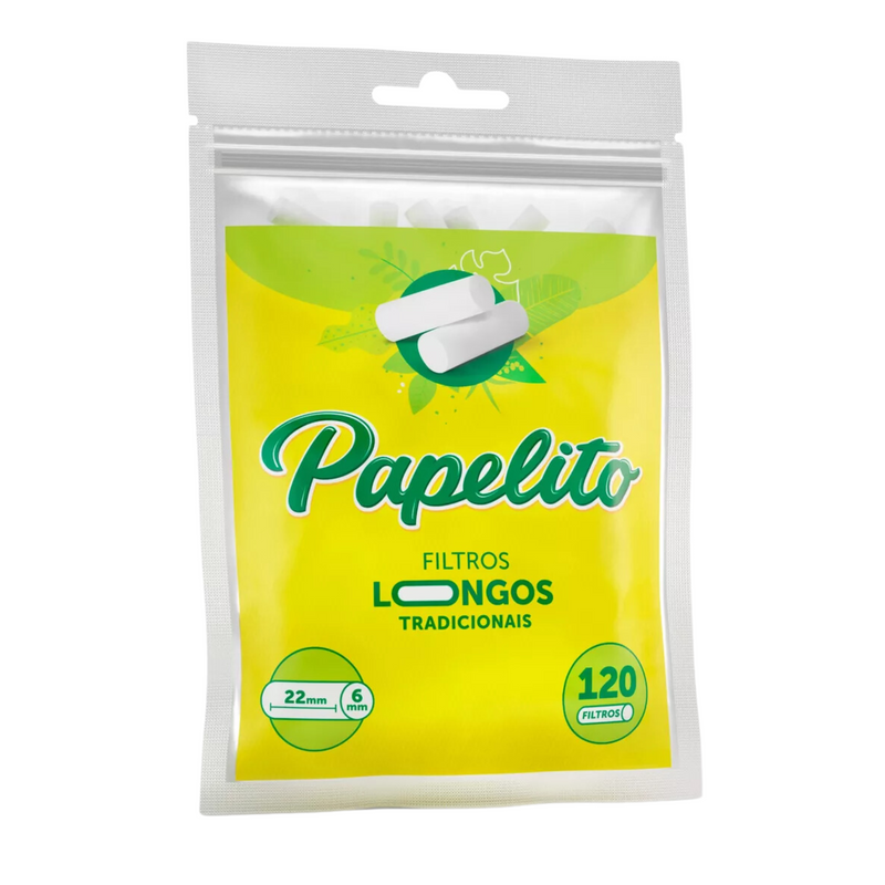 Display de Filtro Papelito Longo Tradicional Com 10 Pacotes