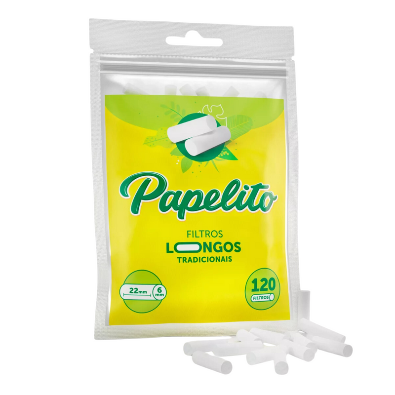 Display de Filtro Papelito Longo Tradicional Com 10 Pacotes