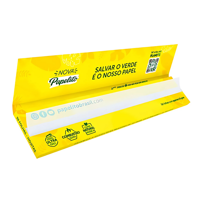 Livreto de Seda Papelito Longa Ultra Fino Com 36 Folhas