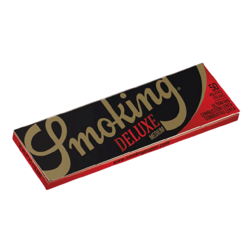 Display de Seda Smoking Deluxe Um de 1/4 Com 25 Livretos