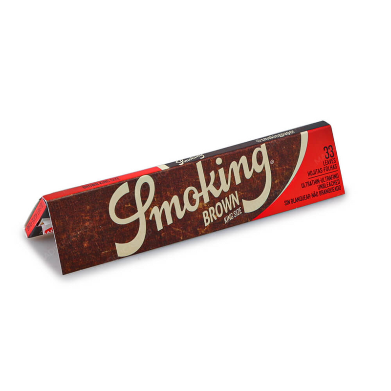 Display de Seda Smoking Brown King Size Com 50 Livretos