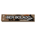 Livreto de Seda Bem Bolado Brown King Size Slim Com 33 Folhas
