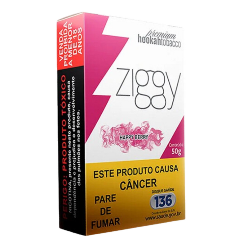 Display de Essência Ziggy Happy Berry Com 10 Unidades