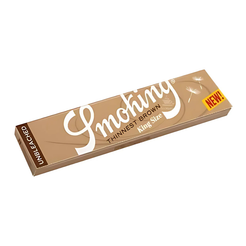 Display de Seda Smoking King Size Thinnest Brown Com 50 Livretos