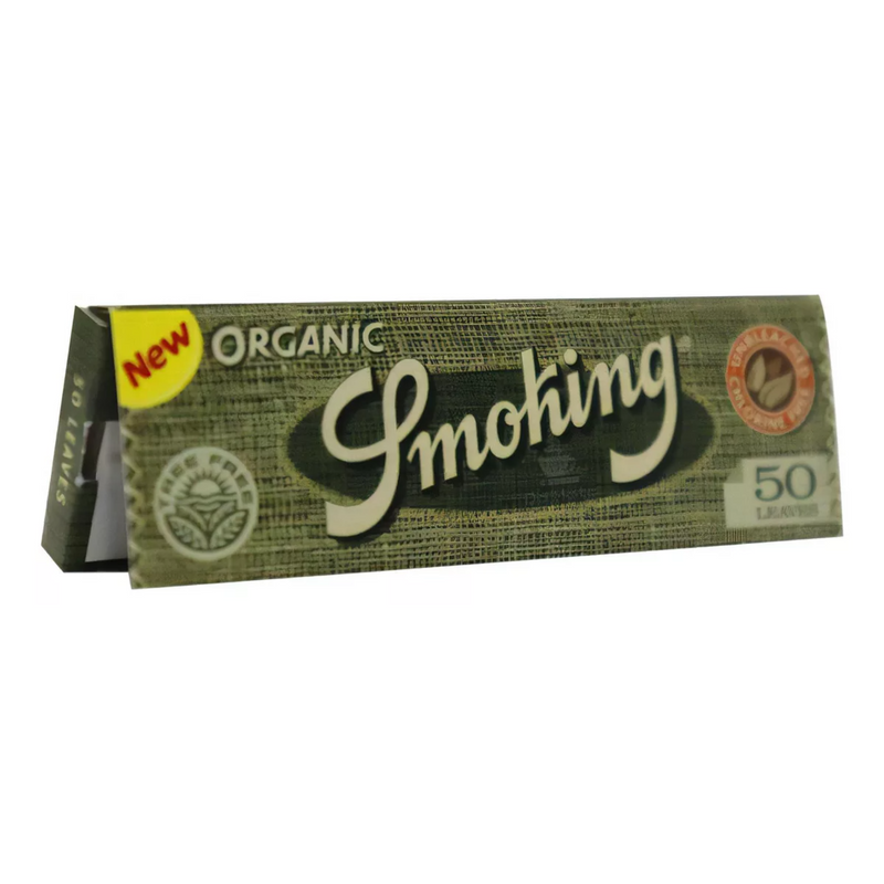 Livreto de Seda Smoking Organic Um de 1/4 com 50 Folhas