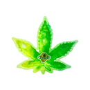 Cinzeiro Folha de Cannabis Design Artesanal e Exclusivo